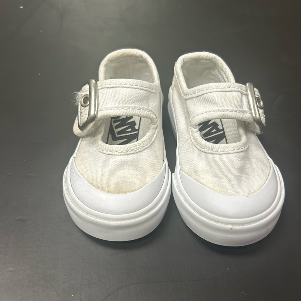 VANS white Mary Jane’s size 2.5